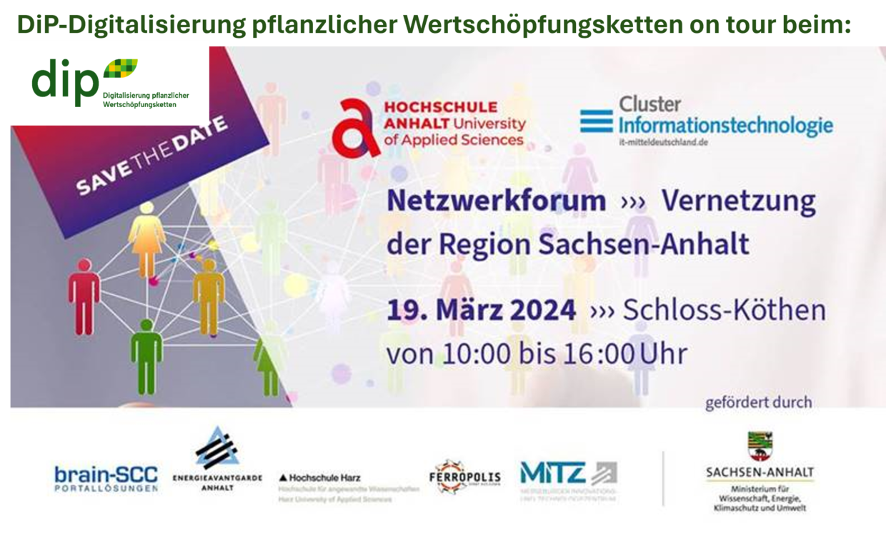 DiP beim Netzwerkforum „Vernetzung der Region Sachsen-Anhalt"