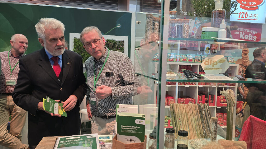 Grüne Woche 2026: DiP-Sprecher Klaus Pillen im Gespräch mit Sachsen-Anhalts Wissenschaftsminister Prof. Dr. Armin Willingmann