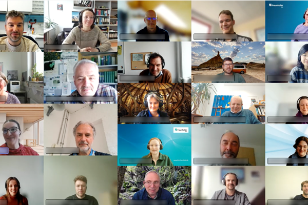 Screenshot Webkonferenz Teilnehmende